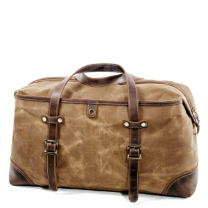 waxed canvas travel bag