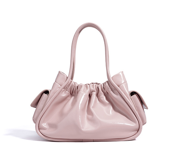 small pink tote bag